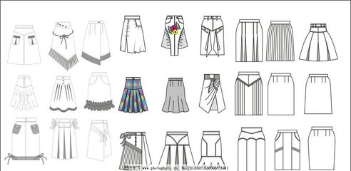 服装款式图 时尚设计的视觉核心与广告传播的视觉利器